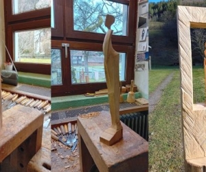 Neue Skulptur im Frühjahr 2024 in meiner Werkstatt entstanden