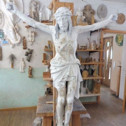 Christuscorpus aus Lindenholz Christuscorpus aus Lindenholz